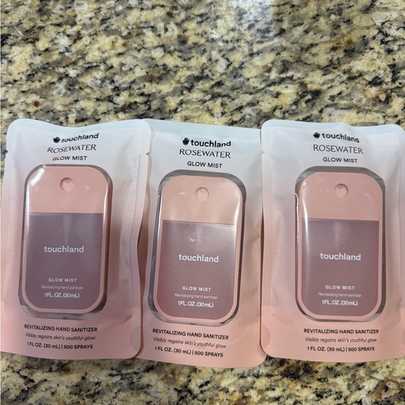 touchland Other - Rosewater Glow Mist Hand Sanitizer - Pink